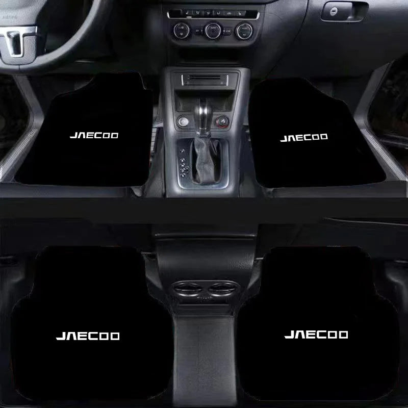 2/4pcs Car Floor Mats Universal Auto Foot Pad  Automobile Interior For Jaecoo Omoda J7 2025 2024 Chery Jaecoo J7 J8 Tiggo 8plus