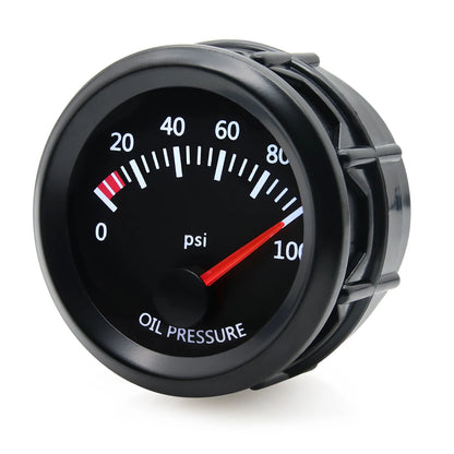 2'' 52mm Racing Car Indicator Water Temp Gauge Oil Temp Meter Voltmeter Oil Press Vacuum Boost Air Fuel Ratio EGT Instrument
