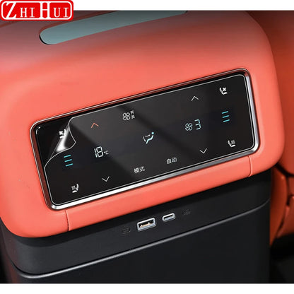 For BYD Sealion 8 Atto 8 Tang L Car Rear Air Conditioning Film Central Control Navigation Tempered Instrument Glass Accessories