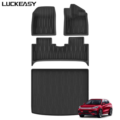 Right Drive for BYD ATTO3 ATTO 3 YUAN PLUS 2023 2024 Car Floor Mats Cargo Liner Trunk Pad TPE 3D Foot Mat Protection Accessories
