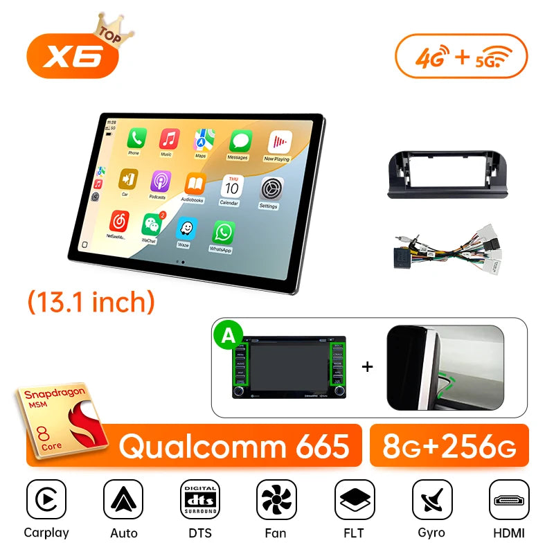 Ainavi 13.1 Inch For Toyota Corolla E210 2019 2020 2022 2023 2025 Car Radio Wireless Carplay Android Auto Car Multimedia Player