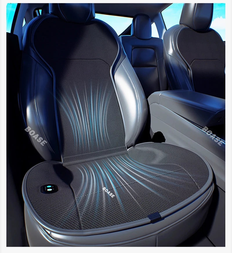 For Tesla model 3 Y ventilation Seat Cushion DC 12V Spacer Car Summer Cool Air Seat Cushion Fast Blowing Ventilation Seat Coolin