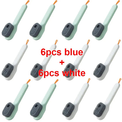 Multifunction Cleaning Shoe Brush Soft Automatic Liquid Shoe Brush Long Handle Liquid Clothes Brush Household Cleaning Tools