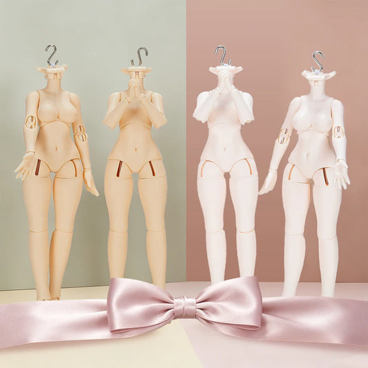 1/12 Scale BJD Doll Girl Body 14.5cm Kawaii Doll Model Anime Action Figure White Normal Skin Movable Joints for OB11 P10 GSC