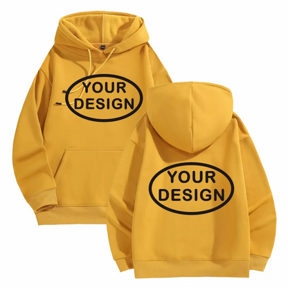 Customized Printed Men's And Women's Hoodies Loose Casual Fashion Long Sleeved Pullovers Embroidered LOGO Street Sports Shirts