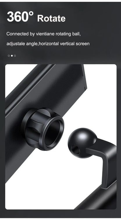 For Tesla Model 3/Y Back Seat Phone Holder with 2 hooks 360° Rotate Stand Auto Headrest Bracket Support For Tablet PC iPad Mini
