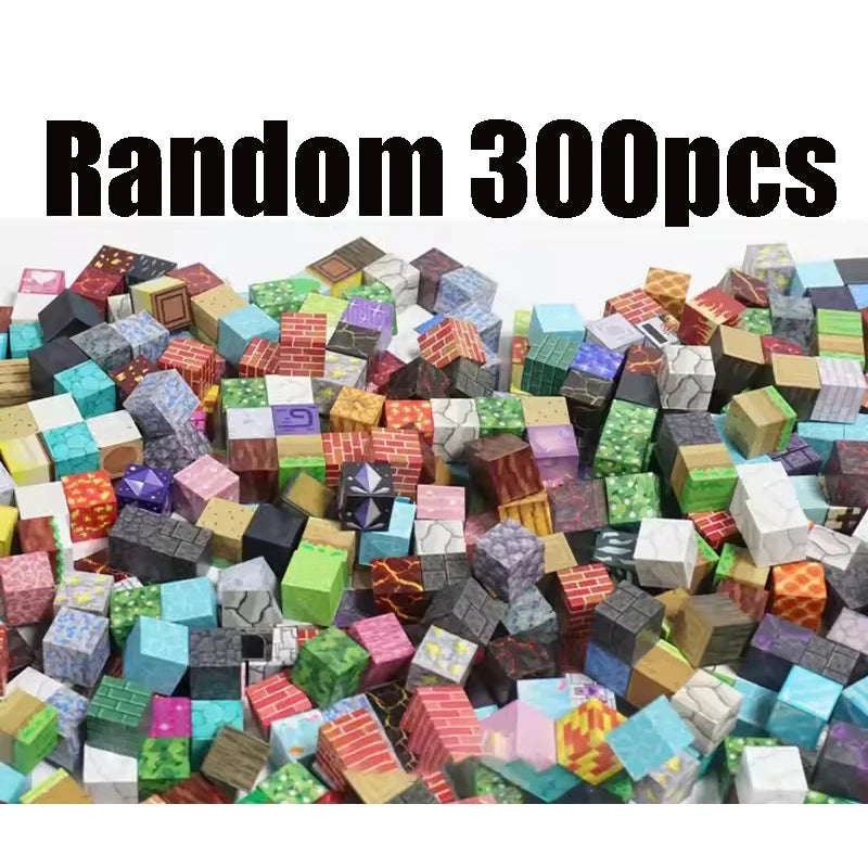 10-500PCS Magnetic Building Blocks Magnet Set Bricks Mini World STEM Construction DIY Educational Toys For Kids Birthday Gifts