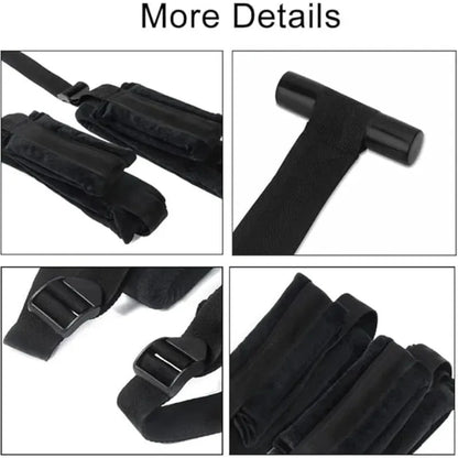 Extra Thick Padded Door Swing Ergonomic Leg Support Adjustable Over-The-Door Sling System Heavy-Duty Comfort Harness for Couple