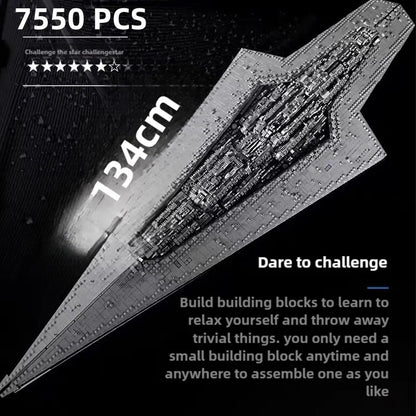 13134 The MOC-15881 Executor Class Star Star Plan Space Wars Dreadnought Building Blocks Bricks Toys Kids Christmas Adults Gifts