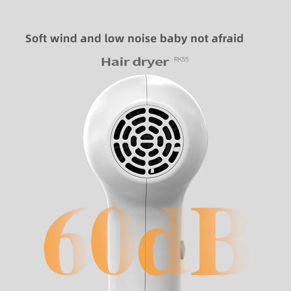 Baby Hair Dryer Wireless Small Universal Diffuser 60W Children's Silent Thermostatic Blowing Convenient Quiet For Infants Butt