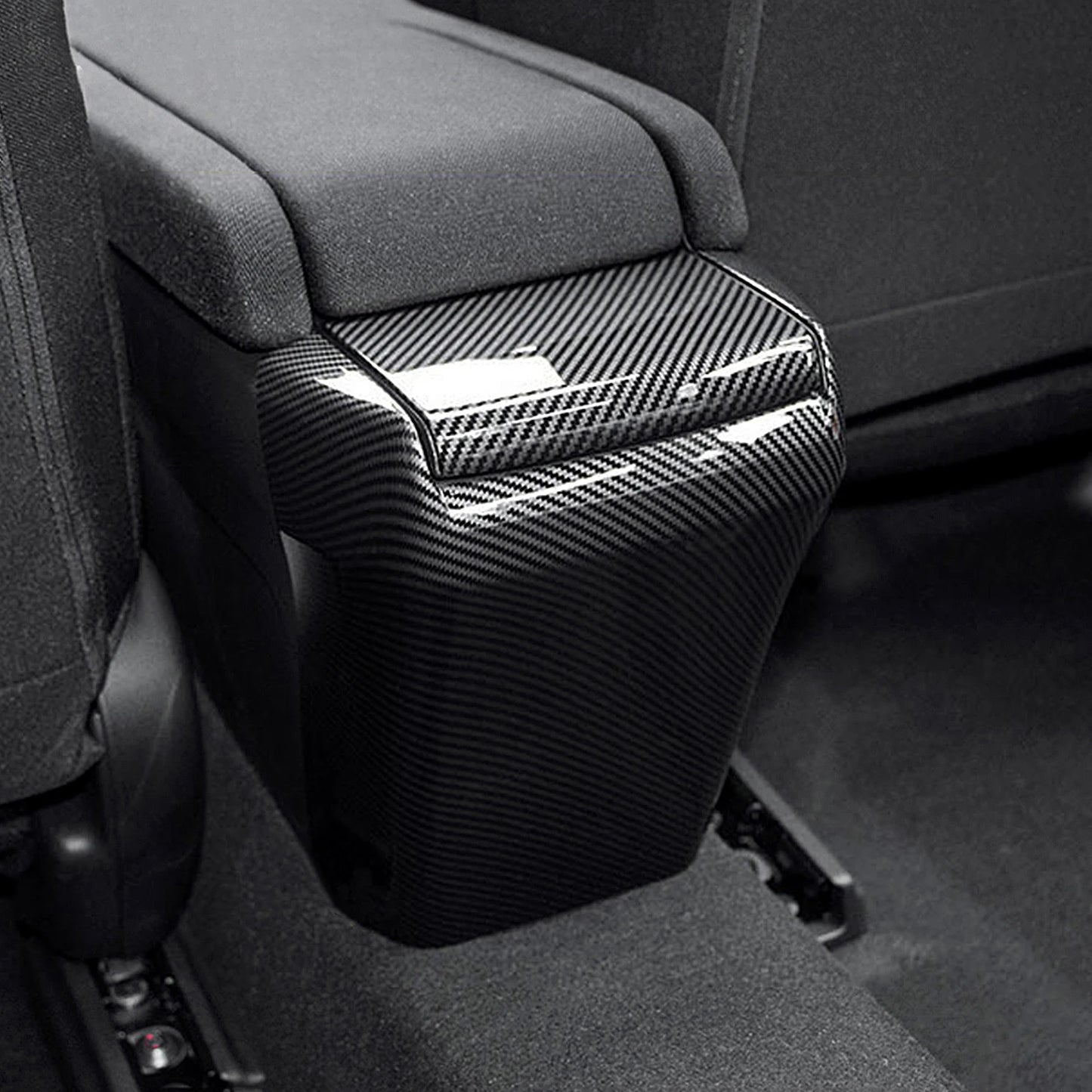 For Honda Civic 10th Gen (2016 -2021) Interior Accessories, Car Center Console Gear Shift Panel , Carbon Fiber ABS Trim Sticker