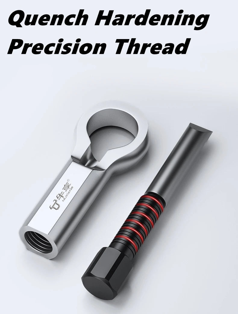 Nut Screw Splitter Set Remover Tools,Rusted Nut Breaker,Steel Nut Remover Extractor,Manual Pressure Nut Cracker Metal Splitter