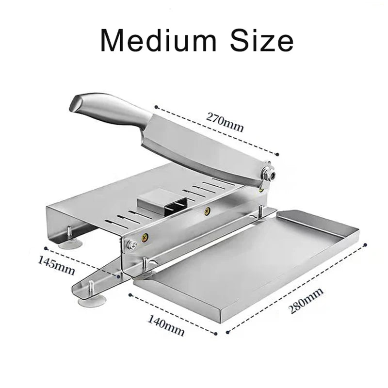 Commercial Slicer Frozen Meat Bone Cutting Machine Minced Lamb Bone Meat Cutter Chicken Duck Fish Rib Lamb Cutting Kitchen Tool