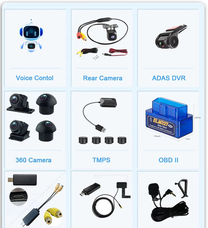 Car Radio Android 15 For KIA Sportage 2010 2011 2012 2013 2014 2015 2016 5G WIFI Qualcomm Navigation DSP Stereo Multimedia GPS