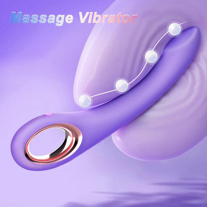 Dildo Vibrator for Women Vagina G-Spot Vibrator Clitoris Nipples Stimulator Fake Penis Female Masturbation Sex Toy for Women