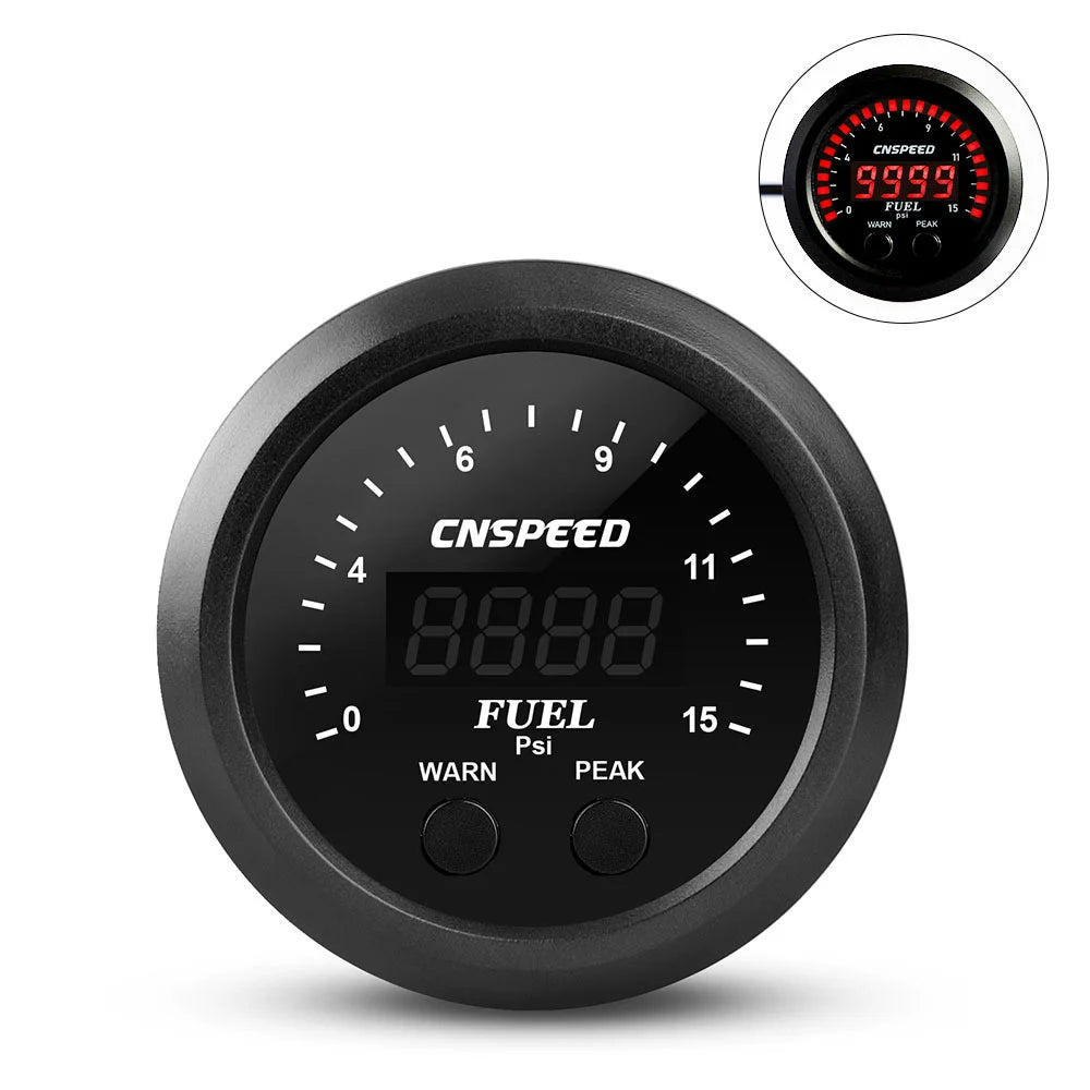 Auto Meter 2'' 55MM Ultra-Thin Car Exhaust Meter Fuel Pressure Gauge Water Temperature Gauge Booster Gauge Voltmeter