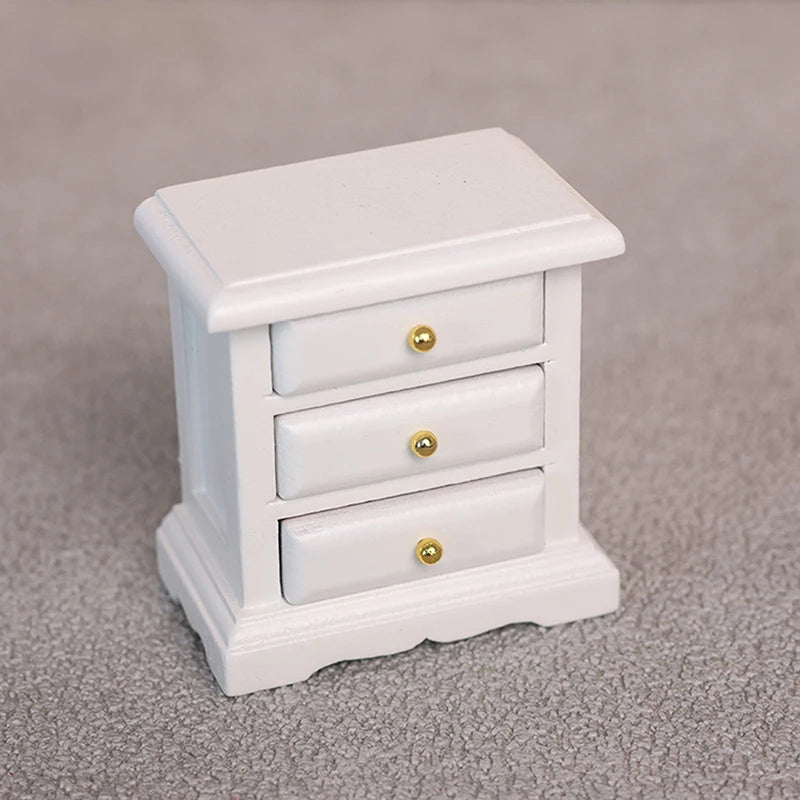 1Pc 1:12 Dollhouse Simulation Wooden Cabinet Display Cupboard Model Dollhouse Miniature Bookcase Furniture Decor Dolls House Toy