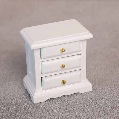 1Pc 1:12 Dollhouse Simulation Wooden Cabinet Display Cupboard Model Dollhouse Miniature Bookcase Furniture Decor Dolls House Toy