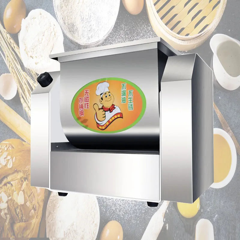 Commercial Electric Kitchen Flour Dough Kneading Mixer Machine Food Minced Meat Stirring Pasta Mixing Bread Blender Maker 220v