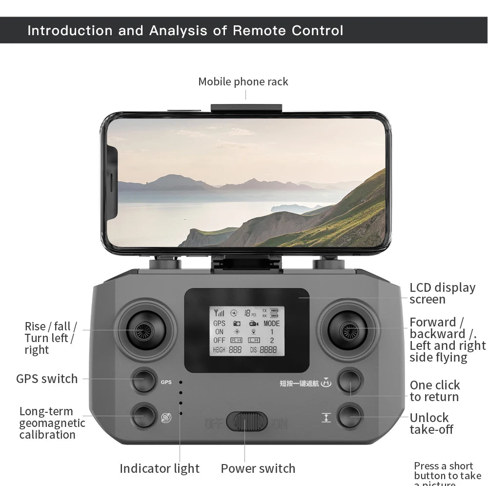 L600 PRO / L600 PRO MAX Drone 4K Professional HD Dual Cameras 3-axis Gimbal 5G WIFI Brushless Obstacle Avoidance Security Drone