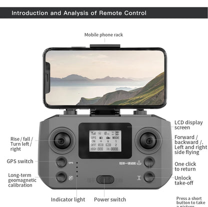 L600 PRO / PRO MAX GPS Drone Professional 4K 3-Axis PTZ HD Dual Camera Obstacle Avoidance Brushless Motor 5G WIFI Security Dron