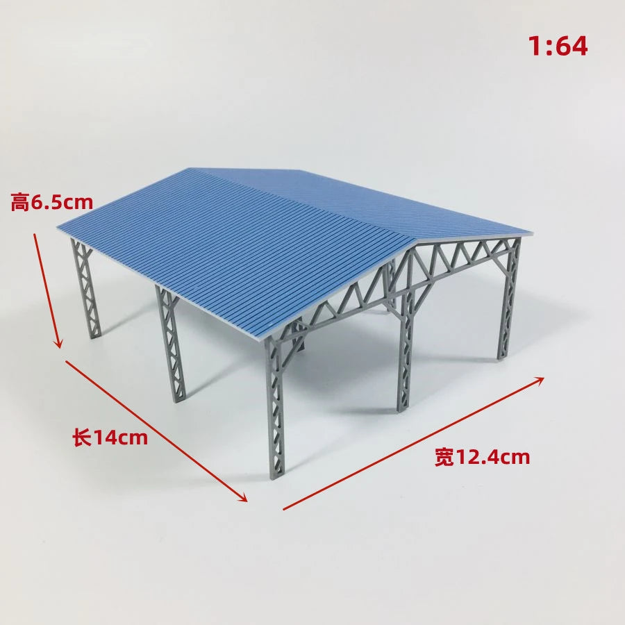 1/64/87 HO Scale Outland Model City Railway Fence Bleachers Benches Scene Model