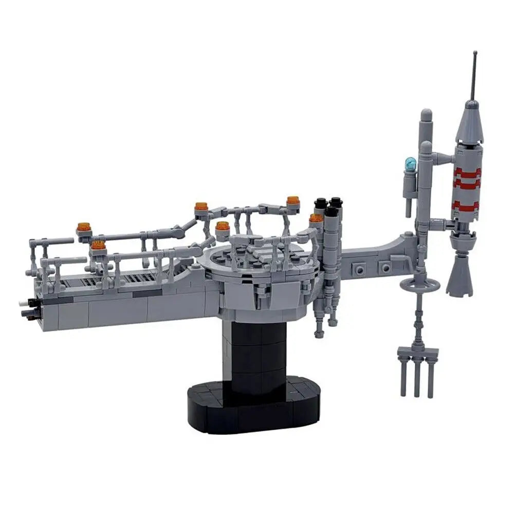 408pcs Ideas MOC Star Movie Scene Cloud City Duel on Bespin Diorama Model Building Block Assembling Brick Toy MOC-144045