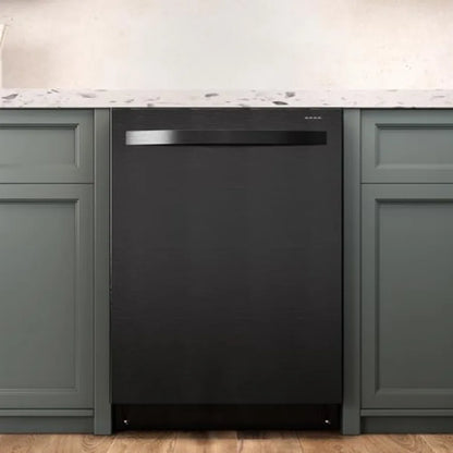 24 Built-in Dishwasher, 14-16 Place Settings Large Capacity Dish Washer, Stainless Steel Dishwasher Machine with Adjustable Rac