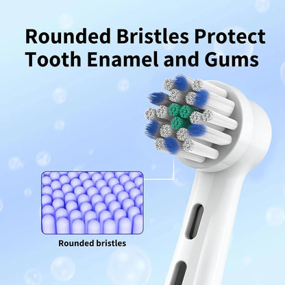 iO Replacement Brush Heads Compatible with Oral B IO 2/3/4/5/6/7/8/9/10 Electric Toothbrush, Cross Clean Toothbrush Head Refill