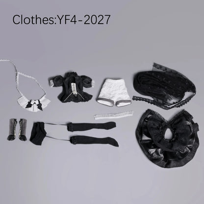 ShugaFairy Bree A 1/4 BJD FullSet Anime-Style Head Demon Horn Cat Female Magnetic Tail  Ears Ball-Jointed Doll Gift Figure