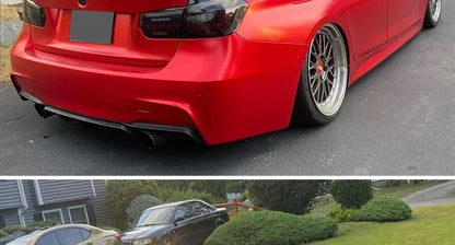 Carbon Fiber Rear Bumper Lip Trunk Wing MP M4 PSM Style Roof Spoiler Kit For BMW 3 Series F30 F31 F35 2012-2019 Gloss Black