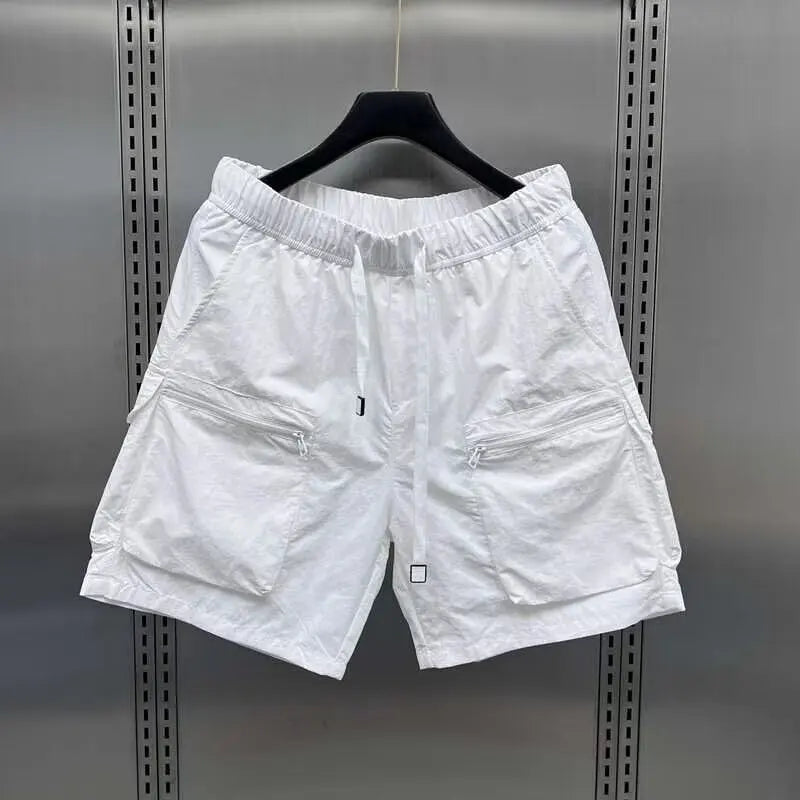 Summer Casual Shorts Men's Quick Drying Pocket Beach Pants Wear Resistant and Breathable Fashionable and Sporty Men's Clothing