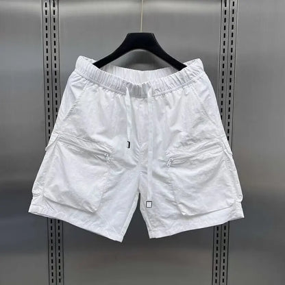 Summer Casual Shorts Men's Quick Drying Pocket Beach Pants Wear Resistant and Breathable Fashionable and Sporty Men's Clothing