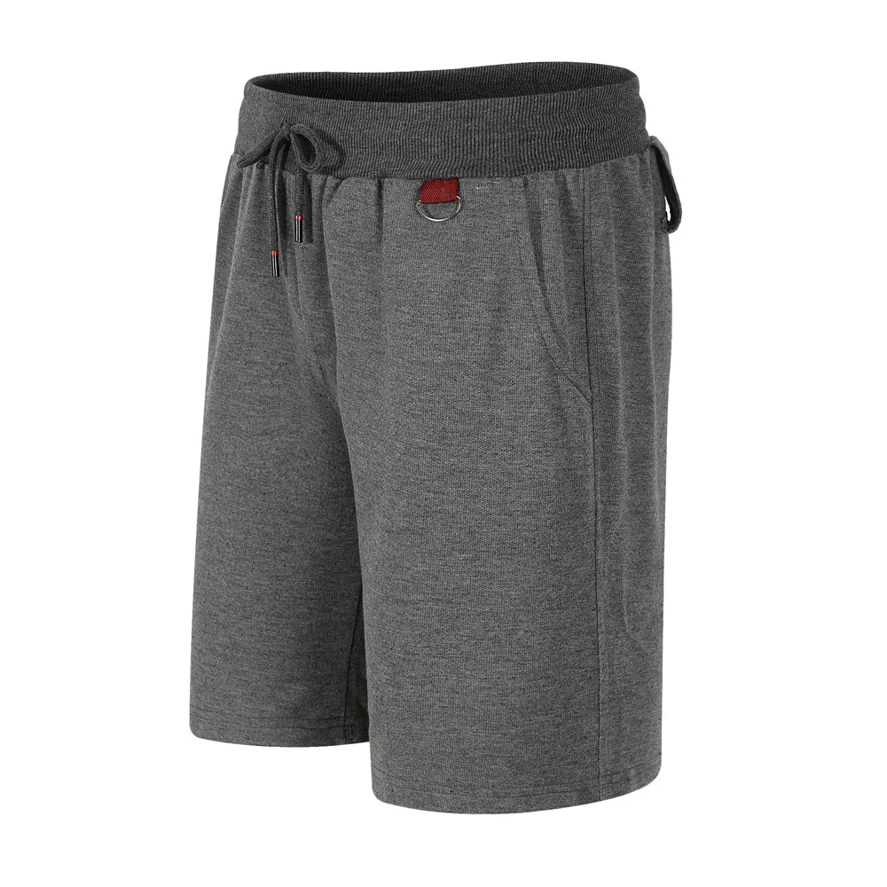 Men's Sports Shorts for All Seasons Cotton Retro Casual Stylish Street Wear Loose Athletic Shorts Zipper Pockets