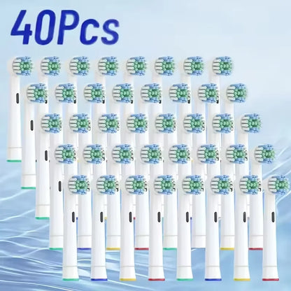 4/8/12/16/20/40Pcs Replacement Toothbrush Heads Compatible with Oral-B Braun Professional Electric Toothbrush Heads Brush Heads
