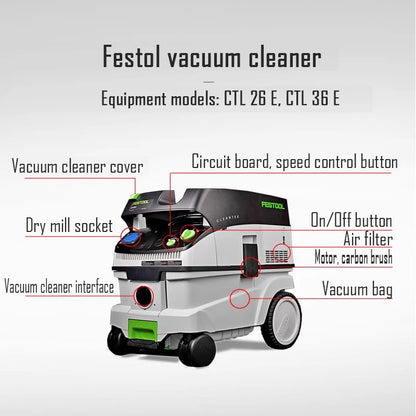 FESTOOL 496170 filter element FESTOOL Vacuum Cleaner Original Accessory CTL 26/36 E