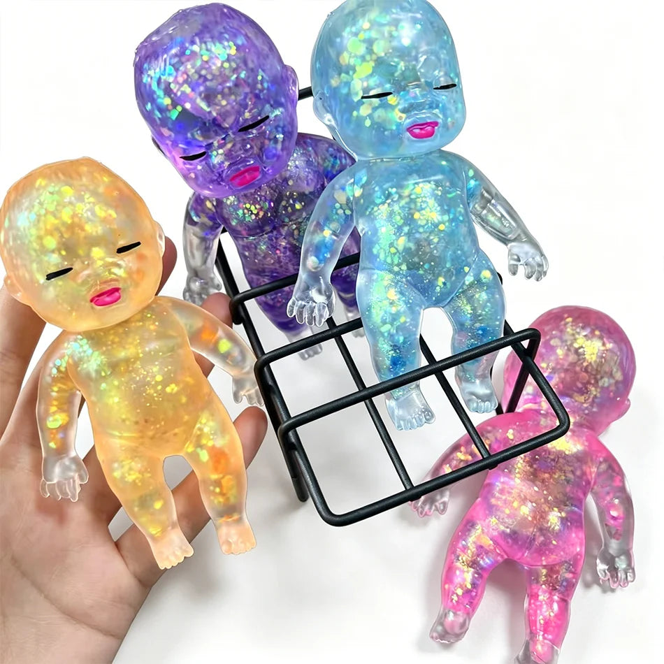 Dream Color Baby Squishy Toys, Slow Rebound Stress Relief Toys, Soft Squeeze Ball for Kids & Adults, Creative Decompression Gift