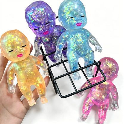 Dream Color Baby Squishy Toys, Slow Rebound Stress Relief Toys, Soft Squeeze Ball for Kids & Adults, Creative Decompression Gift