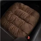 Plush Down Car Seat Cushion Winter Plush Single Seat Thickened Plush Winter Warm and Cold proof Five Seat Non shedding Hair
