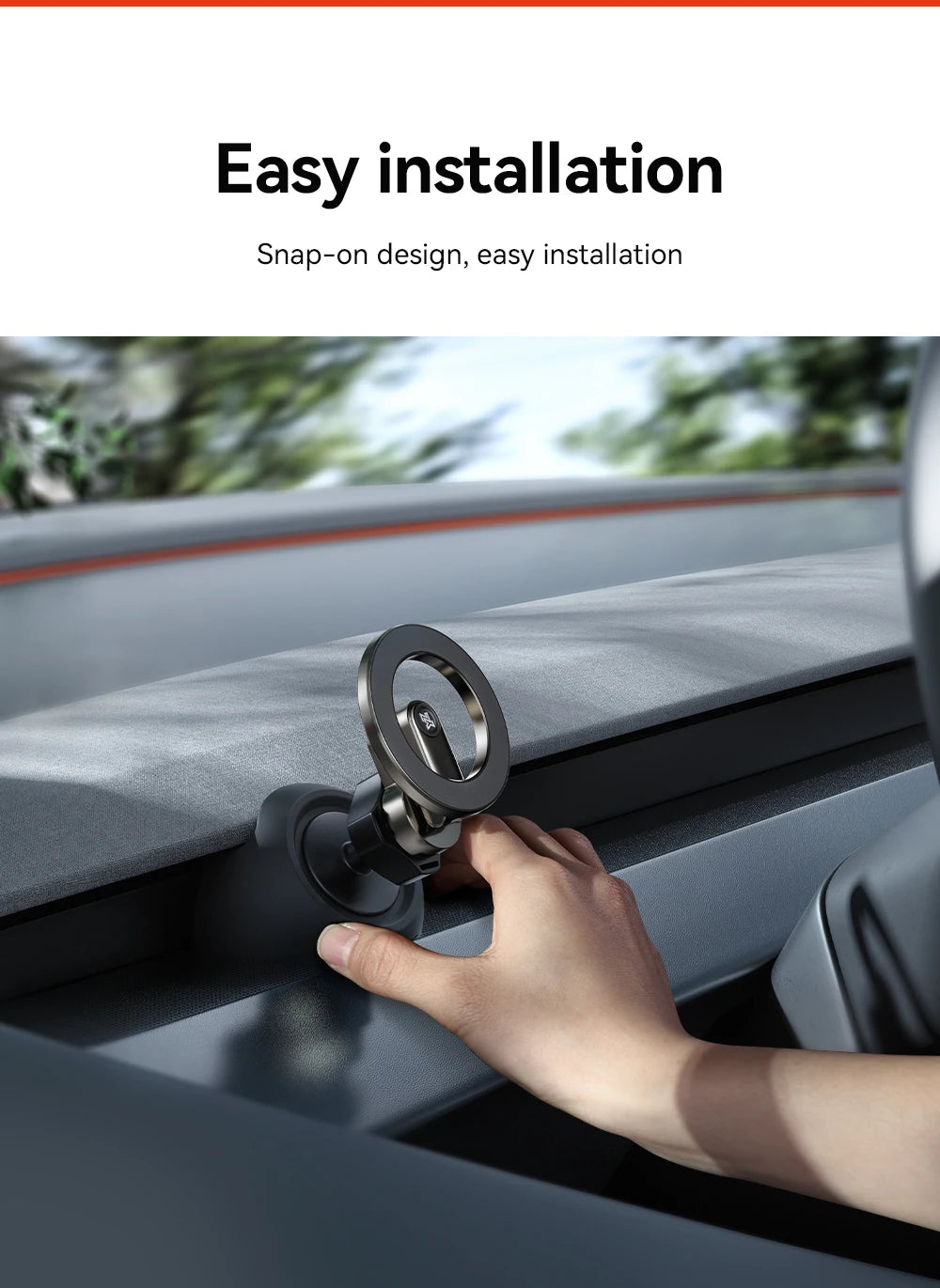 YZ For Tesla Highland Model 3/Y/YL Juniper Strong Magnetic Phone Holder for iPhone 17 16 Pro Max Samsung phones Air Outlet Base
