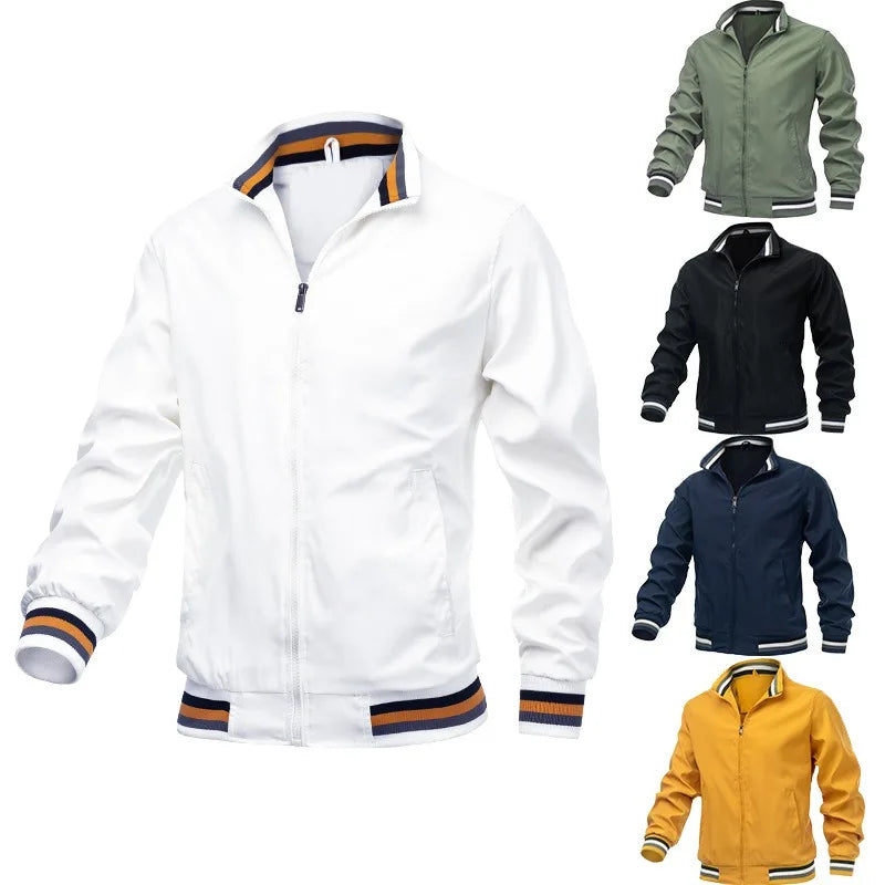 Spring Summer Fashion Men s Windbreak Bomber Jacket Man Casual Outdoors Portswear jacket Jackets for men Coats men clothing