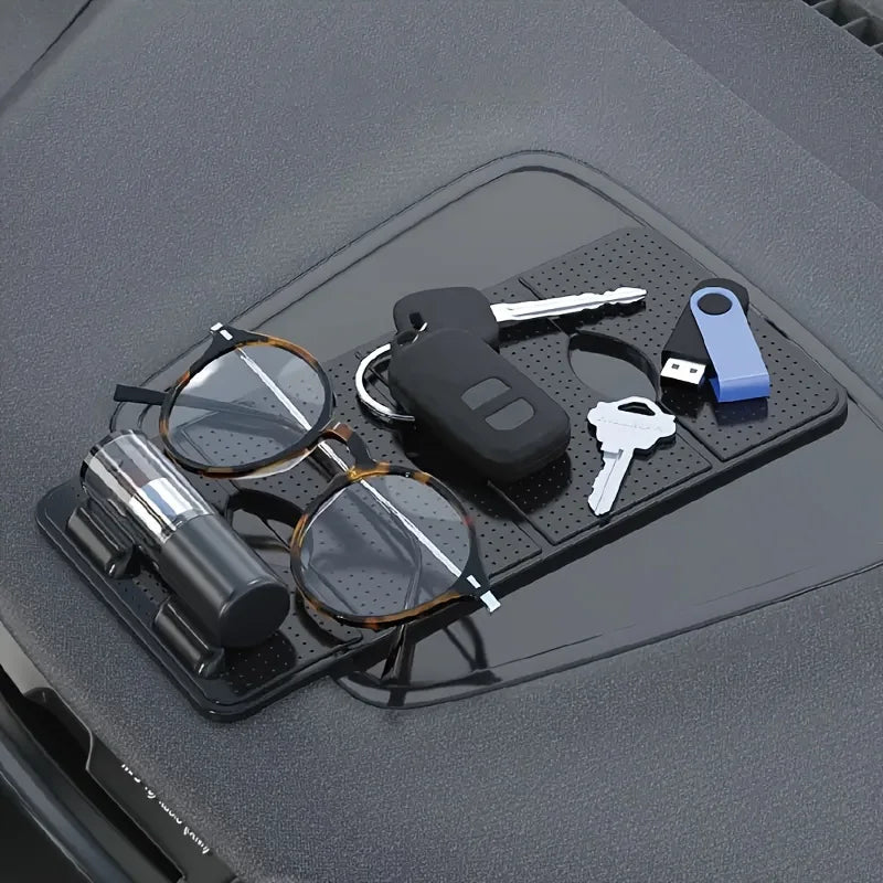 Multifunctional Car Phone Holder - Heat-Resistant, Non-Slip Dashboard/Mount with Safe Grip