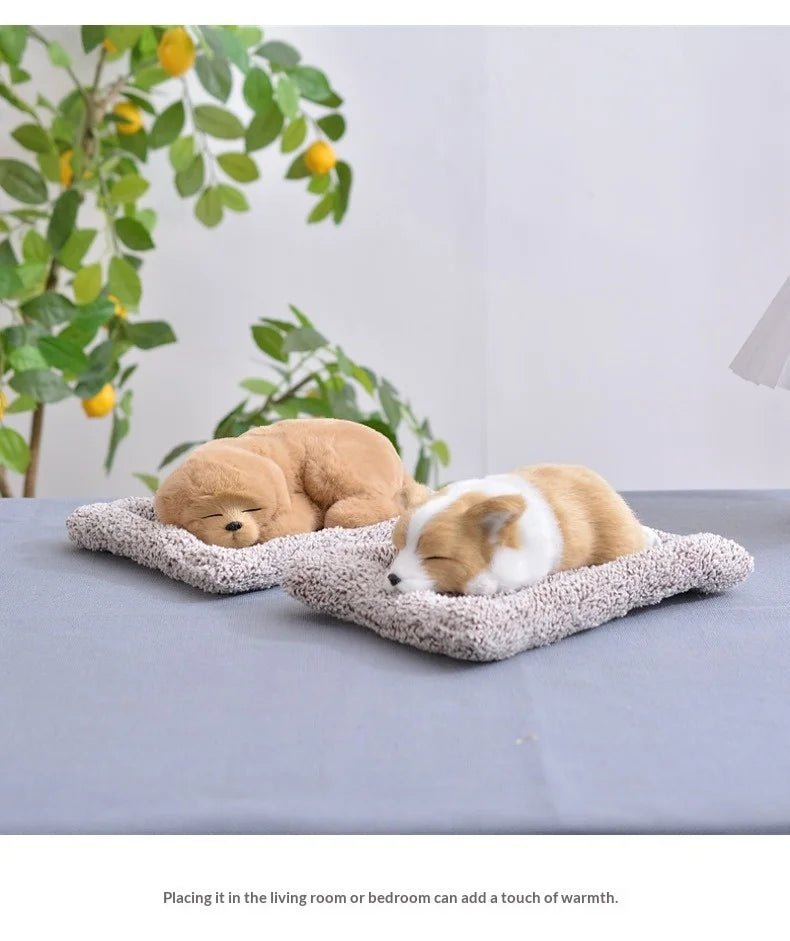 Car Activated Carbon Car Interior Decoration Simulation Dog Center Console Car Supplies Bamboo Charcoal Dog Doll Ornaments