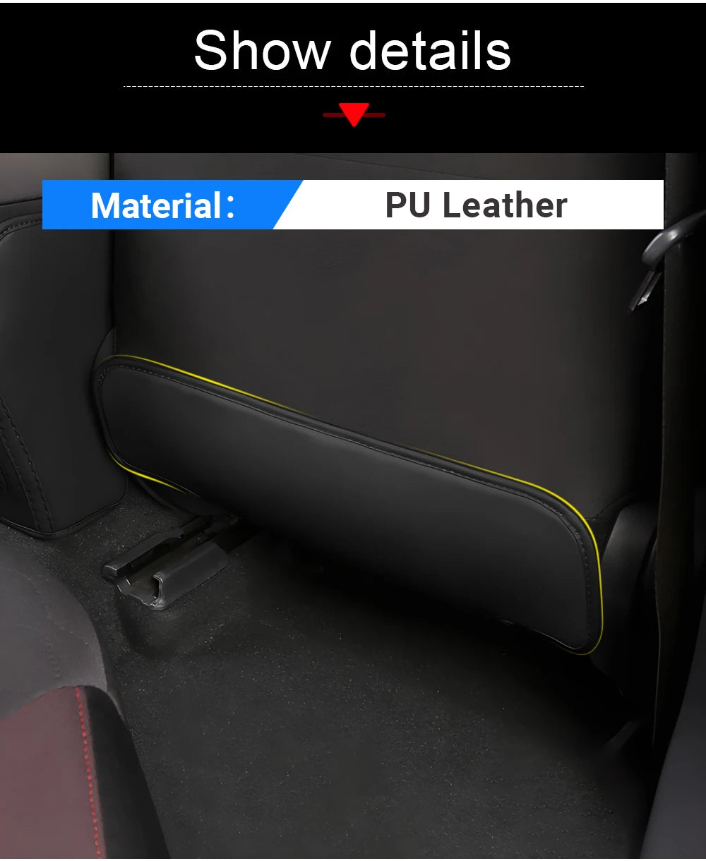 For Toyota Corolla Cross XG10 2021 2022 2023 2024 2025 Hybrid Car Seat Back Kick-Proof Mat Anti Dirty Protect Pad Accessories