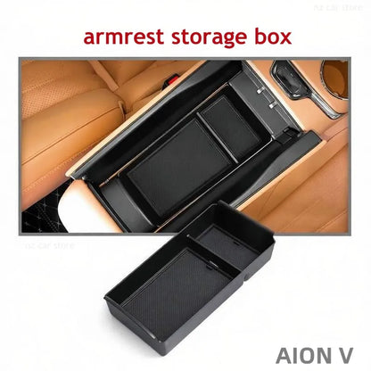 Armrest Storage Box Organizer For GAC AION V 2025 2026 Car Organizer Interior Accessories
