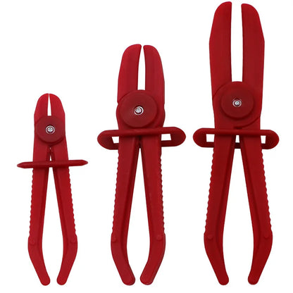 3-piece Set of Plastic Oil Pipe Cutting Pliers, Oil Pipe Sealing Pliers, Oil Pipe Clamping Tools Tools Set