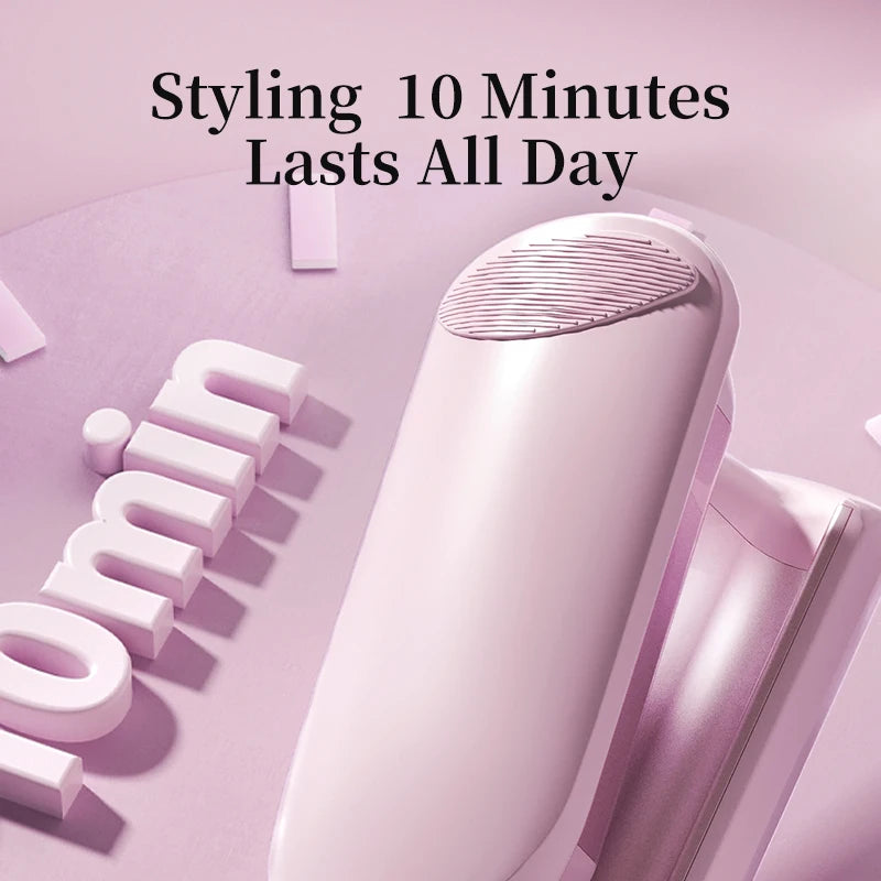 Electric Hair Crimper Beach Wave Fast Heating Curling Iron for Women Salon Professional Hairdressing Tool
