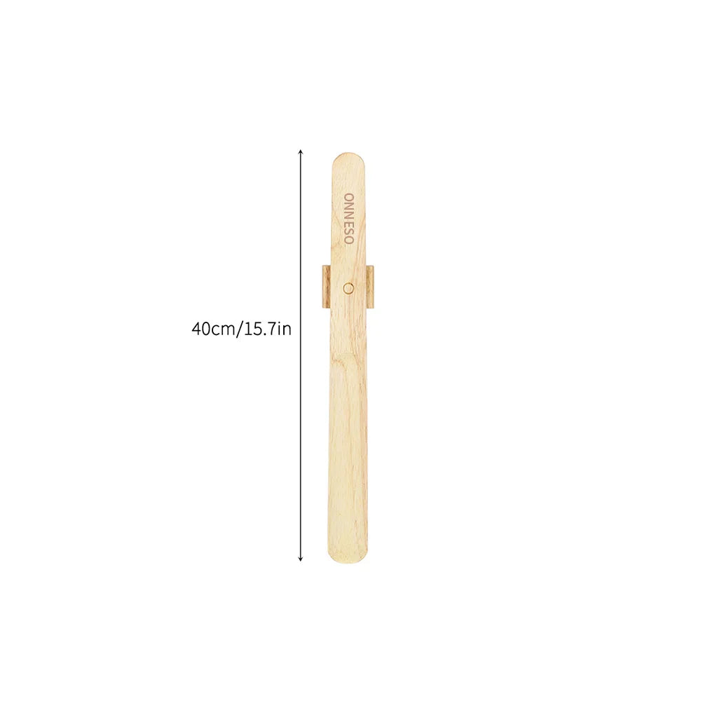 26/40/50/75cm Wooden Magnetic Shoe Horn, Wall Mount Self-Adhesive Shoe Helper with Magnetic Base