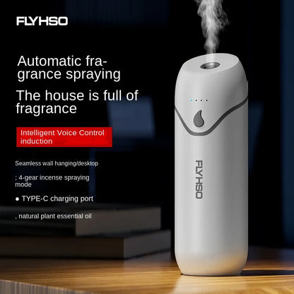 Waterless Essential Oil Diffuser Bottle Type Automatic Aroma Diffuser USB Rechargeable 4 Gears