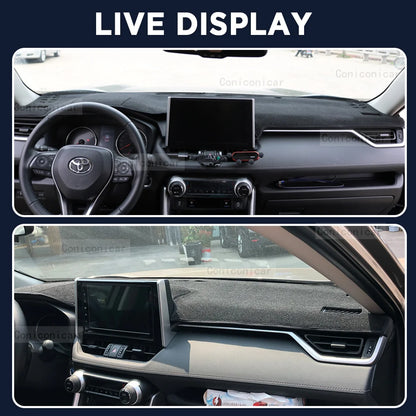 Dashboard Cover Mat Protective Pad  For TOYOTA RAV4 2019-2024 Car Accessories Dash Board Sunshade Anti-UV Carpet Dashmat